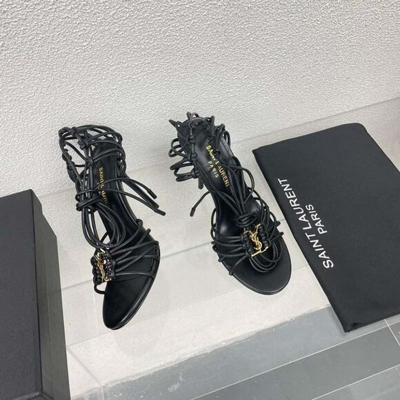 Saint Laurent Black High Heels - Picture 6 of 8